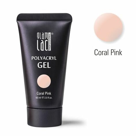 GlamLac Polyacryl Gel,Kamuflaaž Polacryl Geel Coral Pink